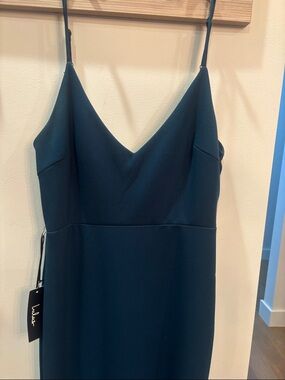 Lulu's Large mermaid Maxi Dress Emerald